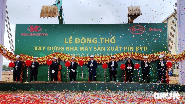 BYD breaks ground on first US$130 million EV battery plant in Vietnam